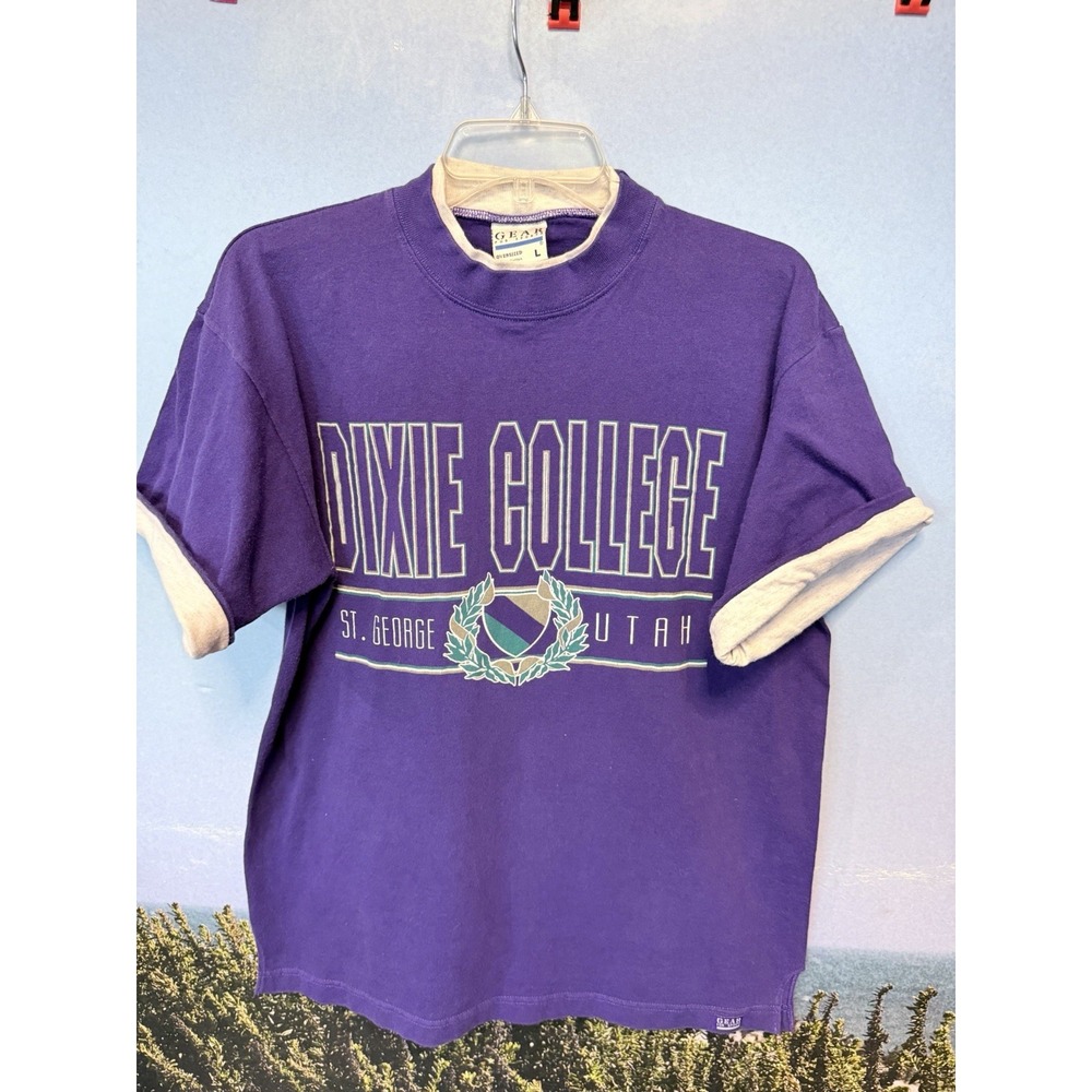 St George Dixie College Y2K  Vintage Flip Sleeve Gear For Sports Purple